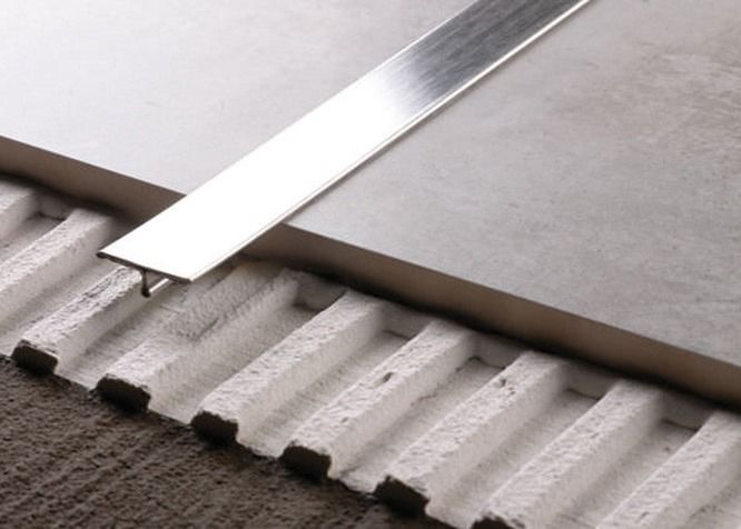 T Shape Aluminum Metal Transition Strips For Mosaic Tile