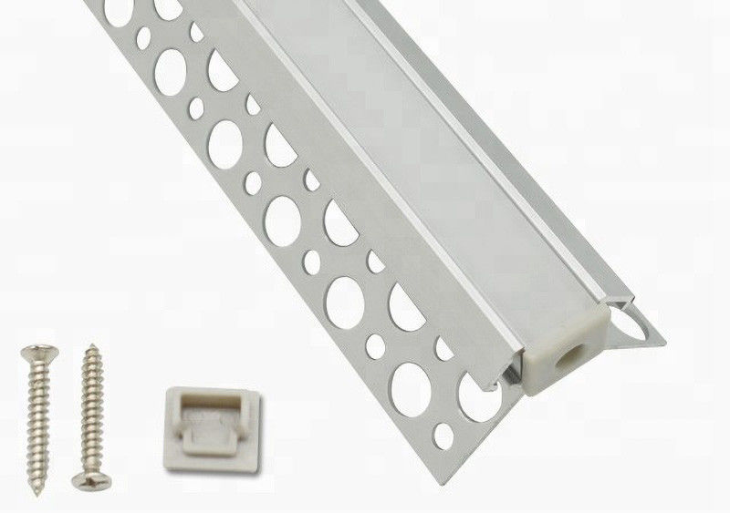 Extrusion Recessed Aluminum LED Profiles Anodised