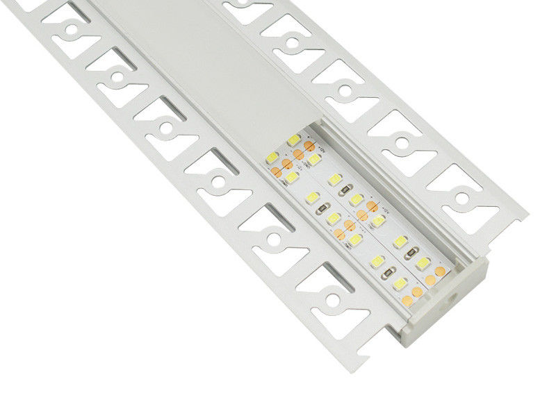 Extrusion Recessed Aluminum LED Profiles Anodised
