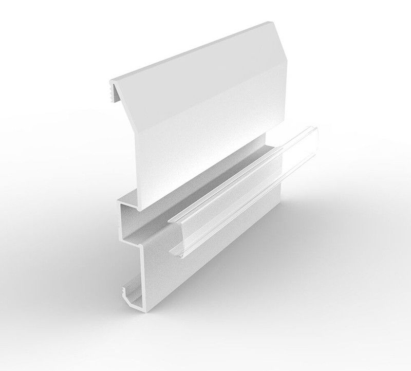 Wall Light Extruded Channel Aluminum LED Profiles 2.5m