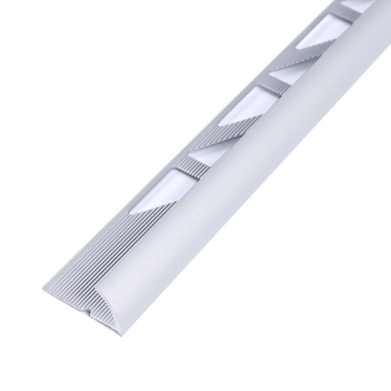 تر و تمیز لبه فلزی آنودایز شده SGS 10mm برای کاشی و سرامیک 1.8 متر