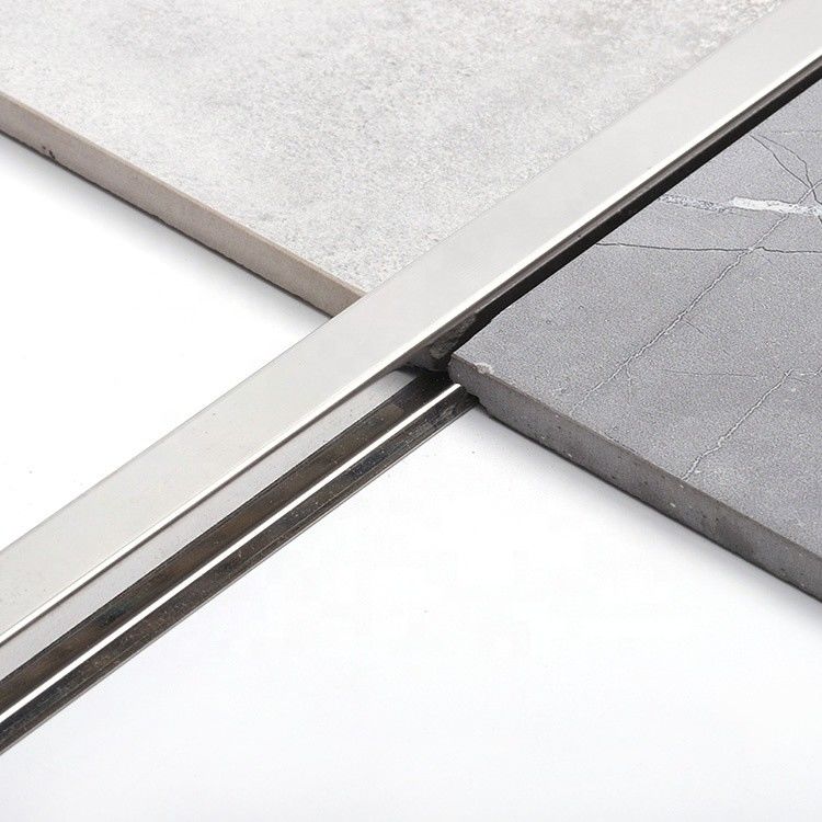 6mm Silver Wall Floor Plywood Aluminum Stainless Steel Transition Strip U Shaped