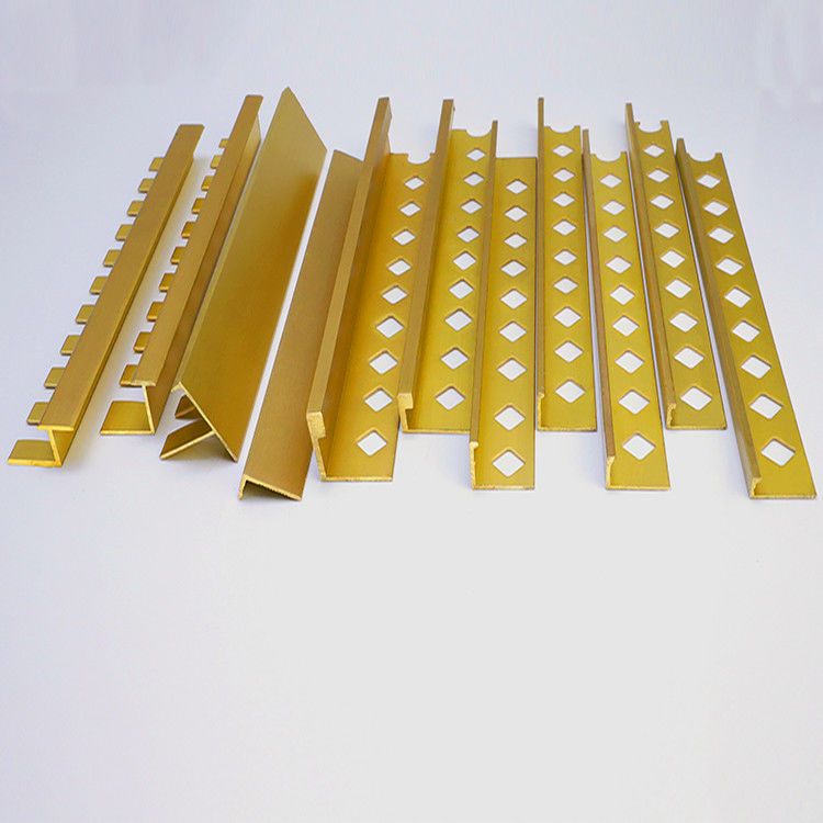 Ceramic Brass Transition Strip Decorative Brass Tile Trim