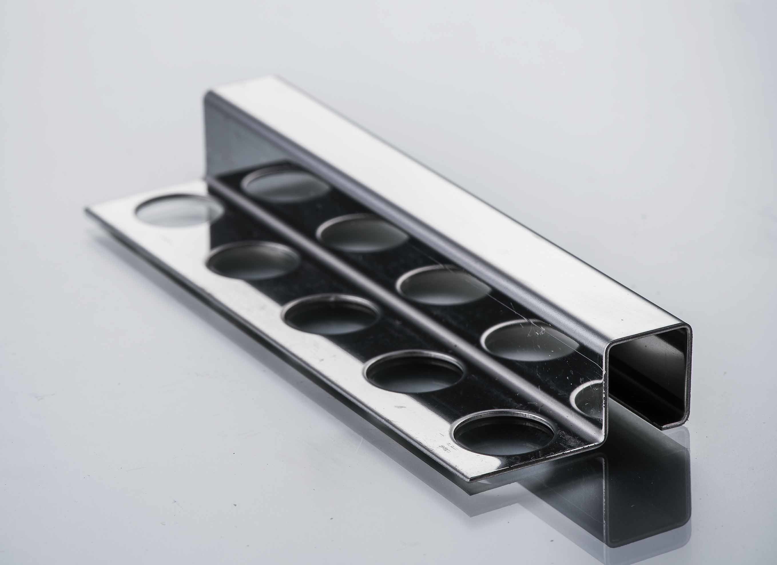Inside Corner Stainless Steel Metal Bullnose Border Edge Trim 2.5m