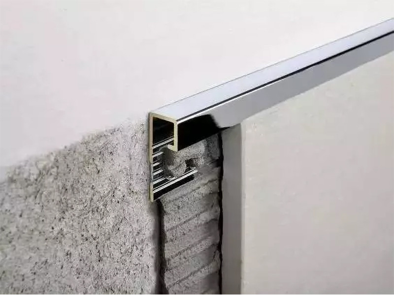 2.5m Metal Tile Edge Trim For Aluminum Alloy Profile Tile Edge Trim Aluminium