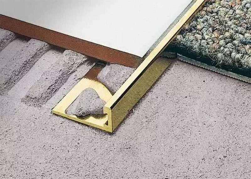 2.5m Metal Tile Edge Trim For Aluminum Alloy Profile Tile Edge Trim Aluminium