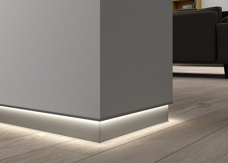 Aluminum Alloy Profile Led Skirting Board Line High Quality Aluminum Corner Extruded Light LED Profile