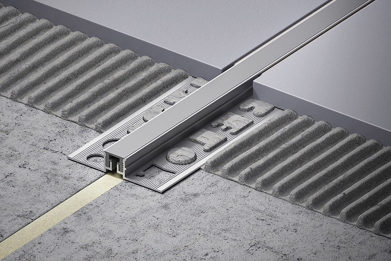 Aluminum Alloy Movement Joint Wood Floor And Tile Finishing Closing