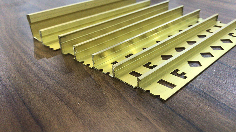 Decorative Brass Strip 3mm Modern Interior Decoration Mood Floor Tile Trim