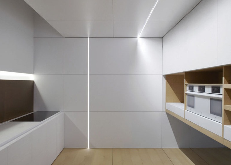 10mm Aluminum LED Profiles For Strip Lights Interior Lighting With Frosted Cover