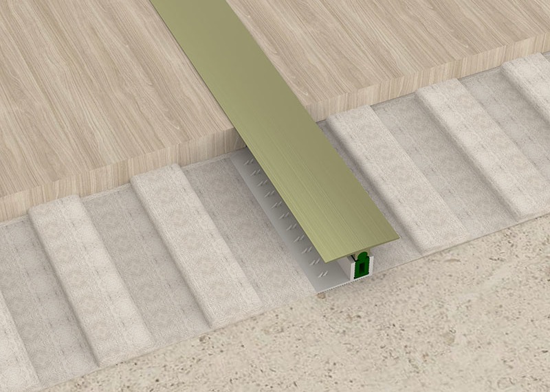 T Shape Aluminum Metal Transition Strips For Mosaic Tile