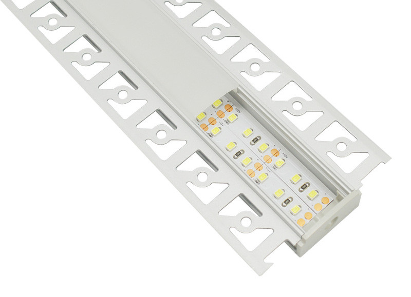 Extrusion Recessed Aluminum LED Profiles Anodised