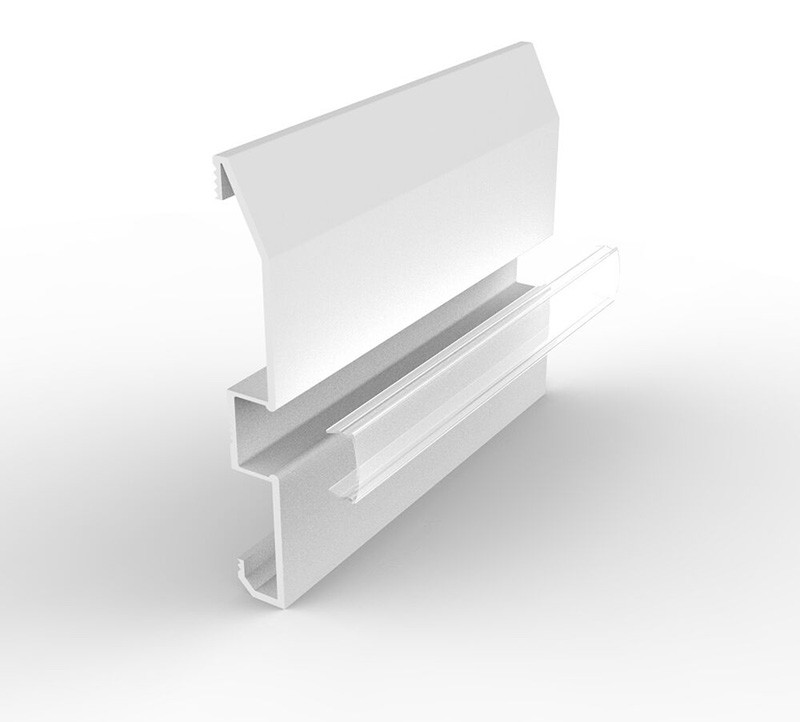Wall Light Extruded Channel Aluminum LED Profiles 2.5m
