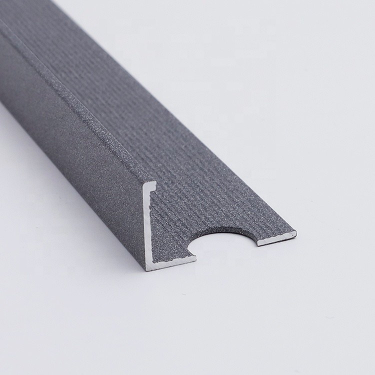 2.7m Zinc Chrome Square Edge Tile Trim Aluminum