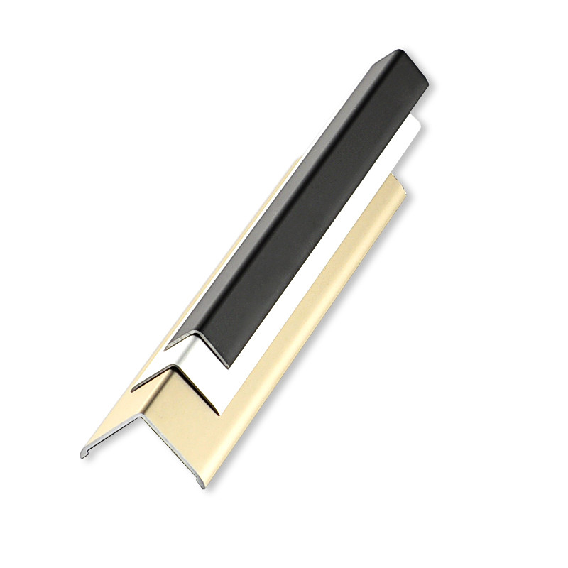 90 Degree Convex External Corner Line Tile Trim Made Of PVC Aluminum Alloy SS